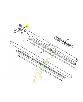 Ecrou m5 9210-260-0700. Pièce de rechange Sithl / Vicking