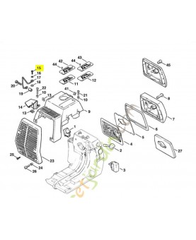 Vis din 7971 bz 4.2x14 stihl réf : 9100-021-3280