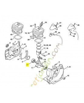 Roulement 9523-003-4260 pour tronçonneuse stihl