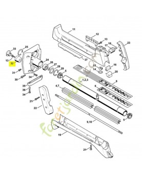 Butoir annulaire stihl ref. 4116-790-9900