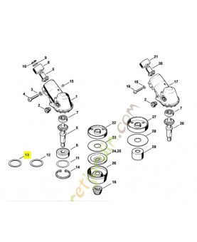 Rondelle 0,2mm 0000-958-3002. Pièce de rechange Sithl / Vicking