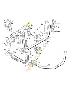 Curseur combiné Stihl réf. 4126-182-1700