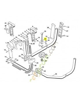 Rondelle stihl réf : 9308-021-0180
