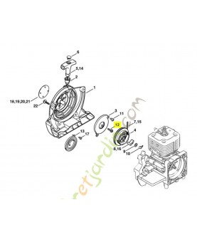 Vis à encoche Stihl réf. 4223-084-5600