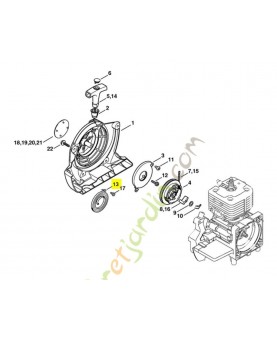 Ressort de rappel  référence 4134-190-0600