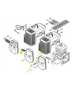 Embout avec grille