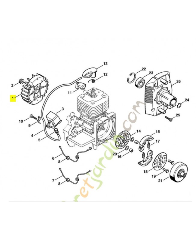 Rotor stihl ref. 4128-400-1200