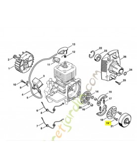 Vis six pans m6 0000-951-0606 stihl