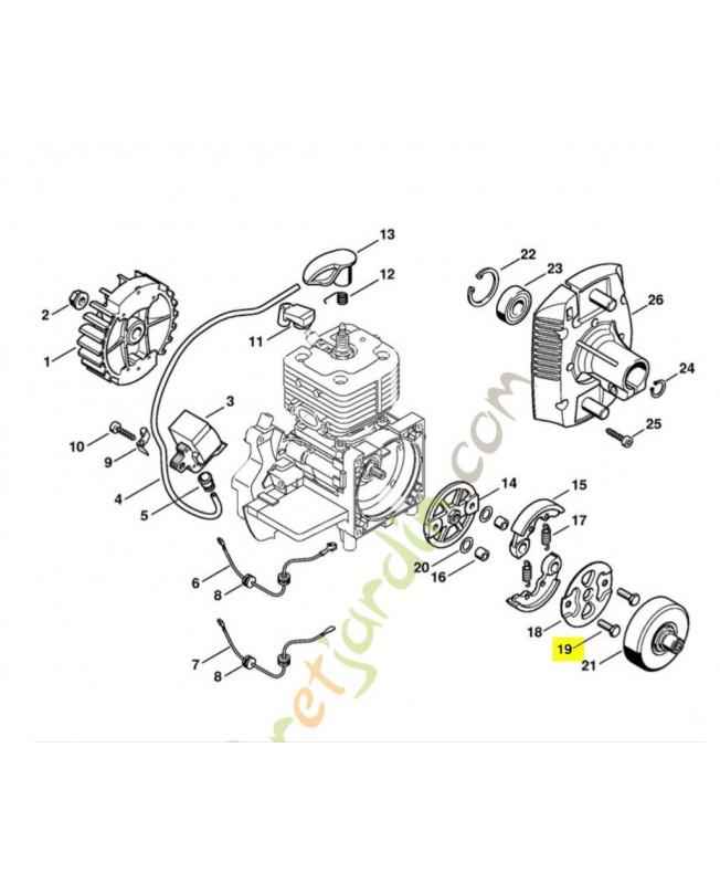 Vis six pans m6 0000-951-0606 stihl