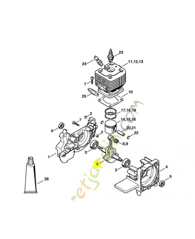 Vilebrequin fs 400/450