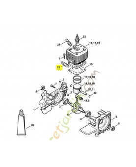 Joint echappement référence 4128-149-0600