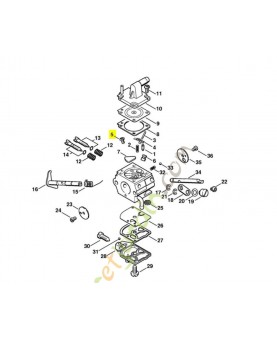 Vis d'assemblage a embase Stihl Réf 1120-122-6600