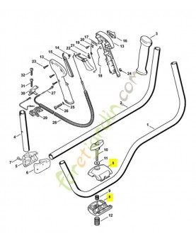 Support 4128-790-4800 stihl