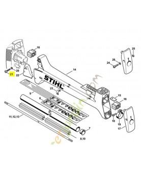 Vis cylind. d6x32 stihl réf : 9075-478-4718