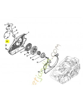 Plaque matricule ms 150c