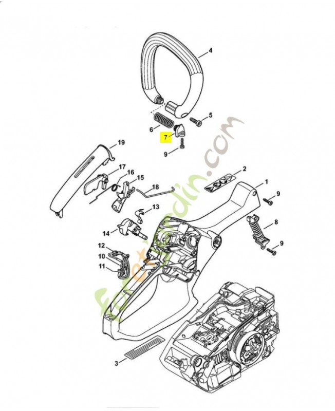 Bouchon de palier 1146-792-2904. Pièce de rechange Sithl / Vicking Bouchon de palier 1146-792-2904. Pièce de rechange Sithl / Vicking