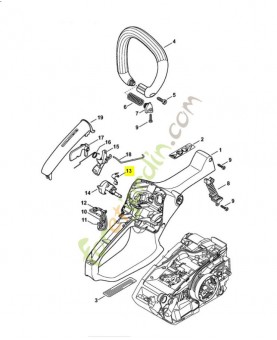 Ressort de connexion 1146-442-1601. Pièce détachée Stihl / Vicking