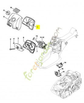 Filtre a air feutre 1146-140-4403. Pièce détachée Stihl / Vicking