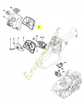 Filtre a air 1146-140-4401. Pièce détachée Stihl / Vicking