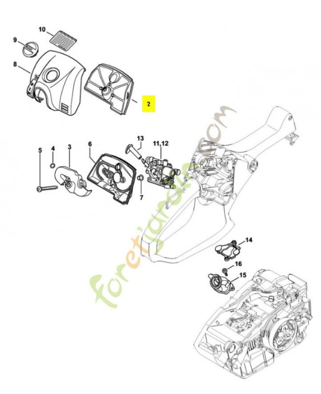 Filtre a air 1146-140-4401. Pièce détachée Stihl / Vicking Filtre a air 1146-140-4401. Pièce détachée Stihl / Vicking
