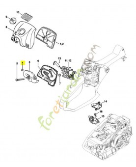 Joint torique 4x1,5 9645-945-7444. Pièce de rechange Sithl / Vicking