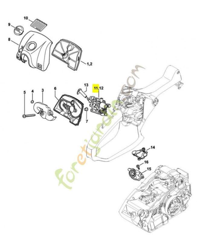 Carburateur c1q-s 262