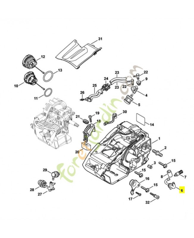 Tuyau d'huile 1146-647-9400. Pièce de rechange Sithl / Vicking Tuyau d'huile 1146-647-9400. Pièce de rechange Sithl / Vicking