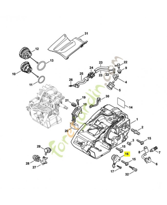 Butoir annulaire 1146-790-9901. Pièce détachée Stihl / Vicking Butoir annulaire 1146-790-9901. Pièce détachée Stihl / Vicking