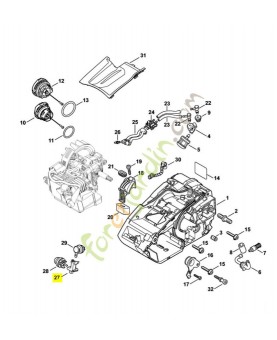 Pièce de raccordement 1146-353-2700. Pièce de rechange Sithl / Vicking