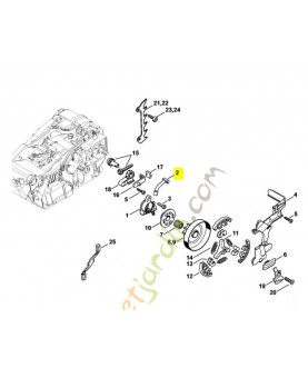 Pièce de raccordement 1146-647-5700. Pièce de rechange Sithl / Vicking