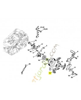 Masselotte 1146-162-0800. Pièce de rechange Sithl / Vicking