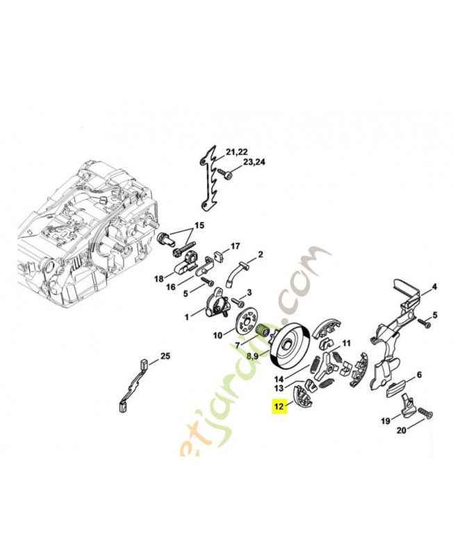 Masselotte 1146-162-0800. Pièce de rechange Sithl / Vicking Masselotte 1146-162-0800. Pièce de rechange Sithl / Vicking