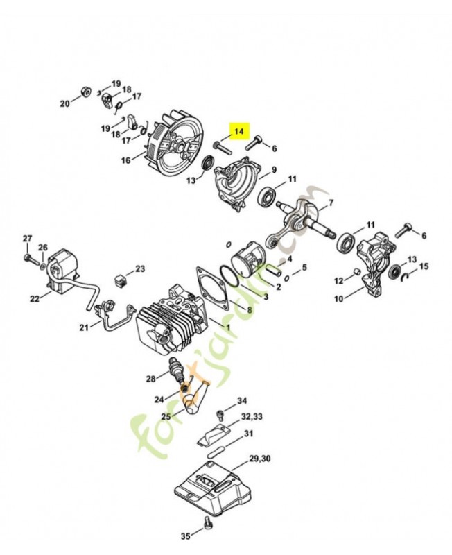 Vis cylindrique is-m 5x25 9022-500-1050. Pièce de rechange Sithl / Vicking Vis cylindrique is-m 5x25 9022-500-1050. Pièce de rechange Sithl / Vicking