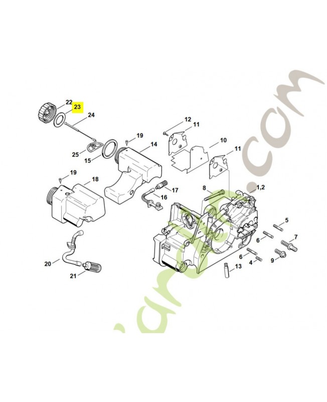 Anneau de joint 0000-359-1240. Pièce de rechange Sithl / Vicking