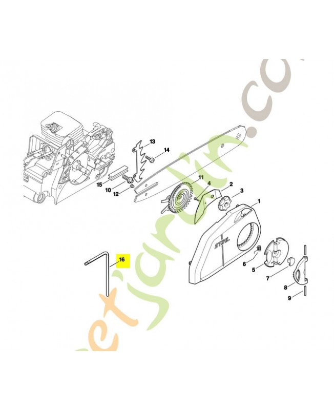 Tournevis 5x120x70 0812-370-1000 stihl Tournevis 5x120x70 0812-370-1000 stihl