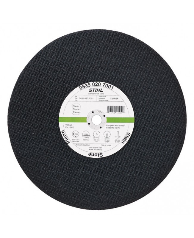 Disque à découper en résine synthétique