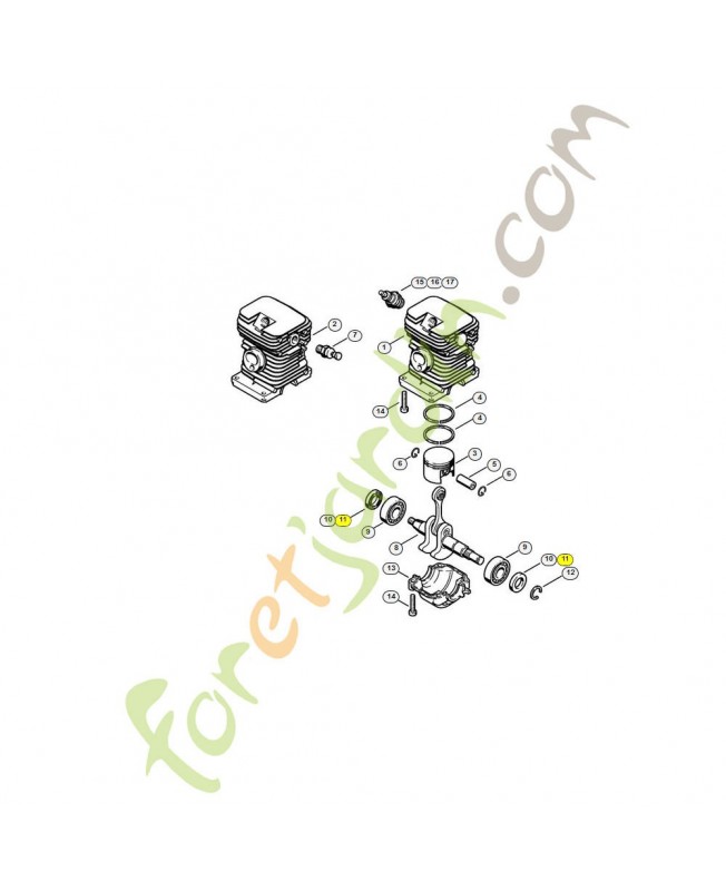 Bague étanchéité 15x25x5 9639-003-1585. Pièce de rechange Sithl  Bague étanchéité 15x25x5 9639-003-1585. Pièce de rechange Sithl