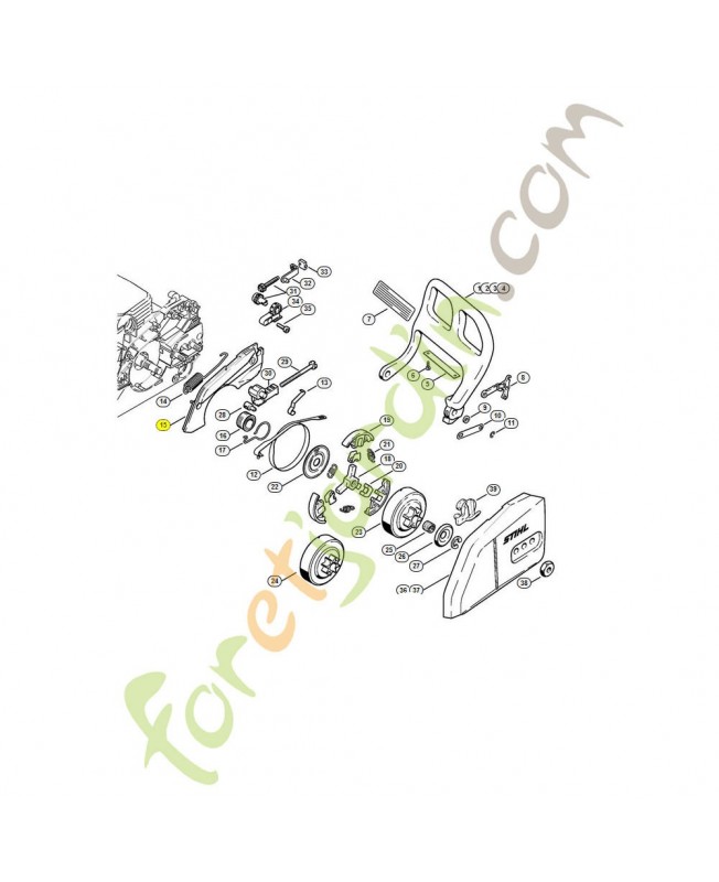 Couvercle 1130-021-1100. Pièce de rechange Sithl / Vicking Couvercle 1130-021-1100. Pièce de rechange Sithl / Vicking