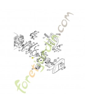 Rondelle de protection Stihl ref. 1121-162-1001