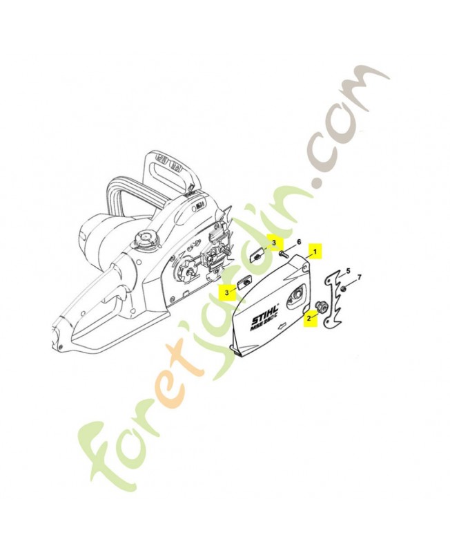 Couvercle de pignon Couvercle de pignon