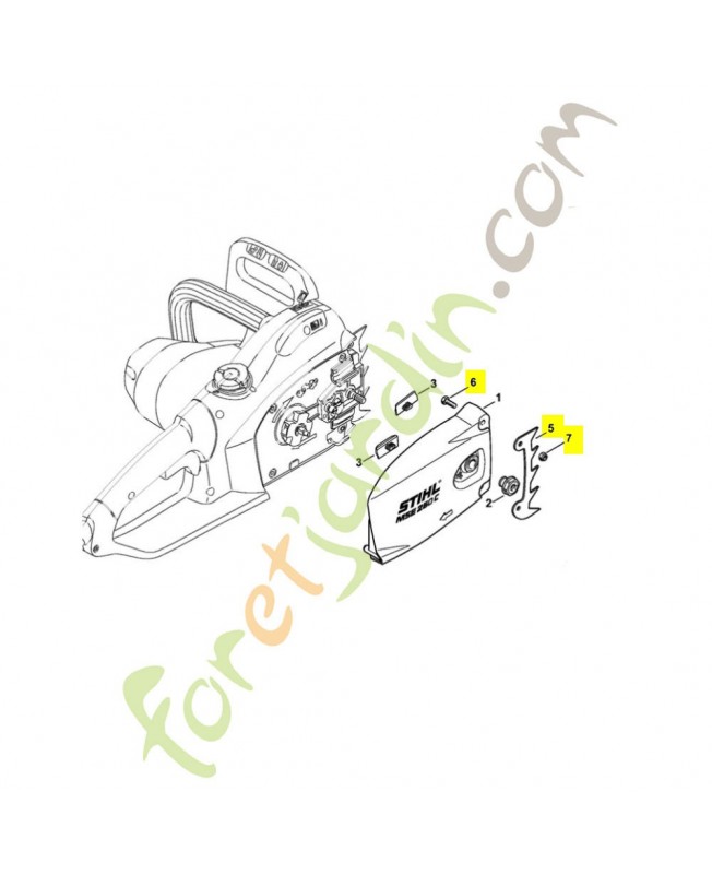 Griffe exterieure Griffe exterieure