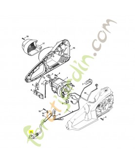 Cable alimentation 4m 1209-440-2012. Pièce détachée Stihl / Vicking