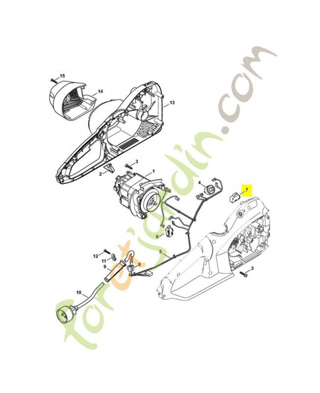 Repère 7 Interrupteur