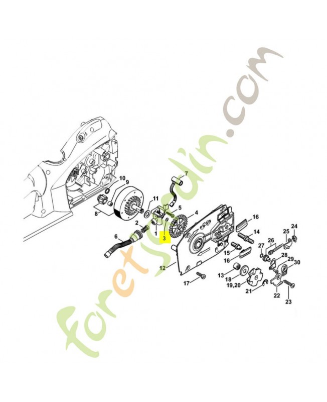 Rondelle Stihl Réf 0000-958-0504
