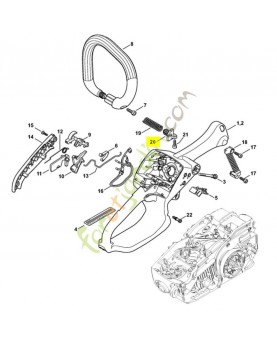 Bouchon pour tronçonneuse stihl 1137-792-2902