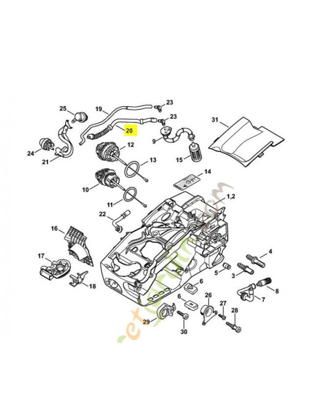 tuyau 1137-358-7703 stihl