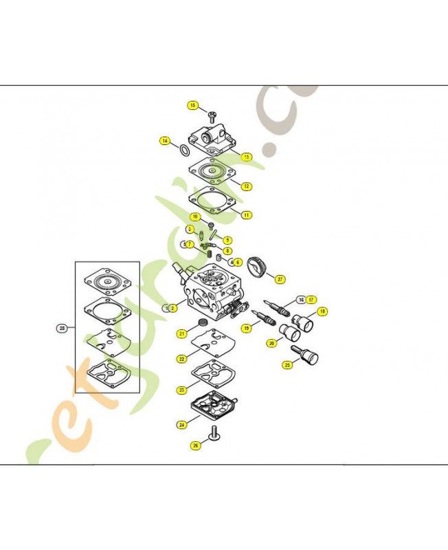 Carburateur c1q-s 287