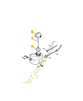 Bouchon reservoir essence