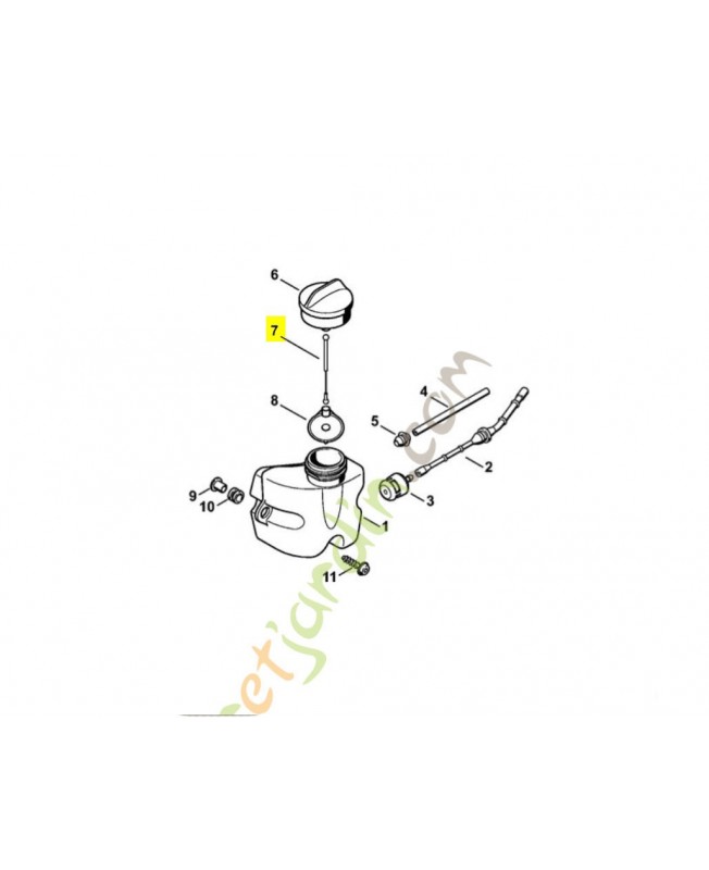 Câble du bouchon 4226-350-0900. Pièce de rechange Sithl / Vicking Câble du bouchon 4226-350-0900. Pièce de rechange Sithl / Vicking