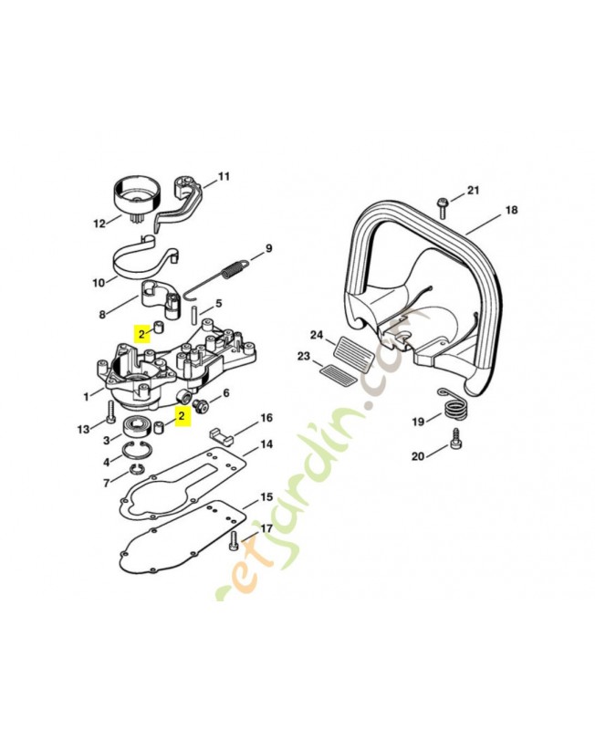 Douille 4228-642-9700. Pièce de rechange Sithl / Vicking